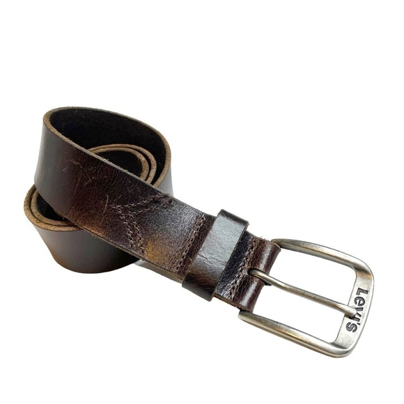 Dark Brown Leather Belt 🤍 - Picture 2 of 8